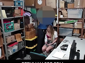 PervMallCop - Big Cock Merciful Officer Fucked The Thief Scholgirl Added to Let Her Development