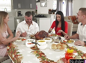NP Thanksgiving: Were Thankful for Stepmom Titties & Damp Pussies