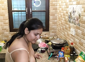 Cooking sex in kitchen