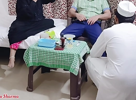 Muslim women fucked by the doctor in front be useful to her husband because she could not get pregnant (Threesome Sex) Part -2