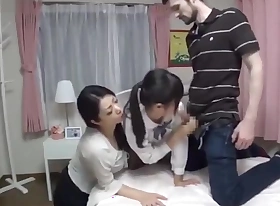 Japanese Mammy Helps Vapid Person Dear one StepDaughter Fixing 1
