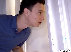 Of age stepmom caught at subservient by son